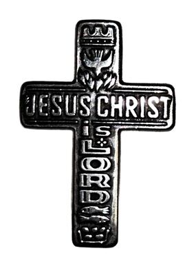 James Avery ~Retired (80’s) Sterling Silver “Jesus Christ is Lord" Pocket Cross
